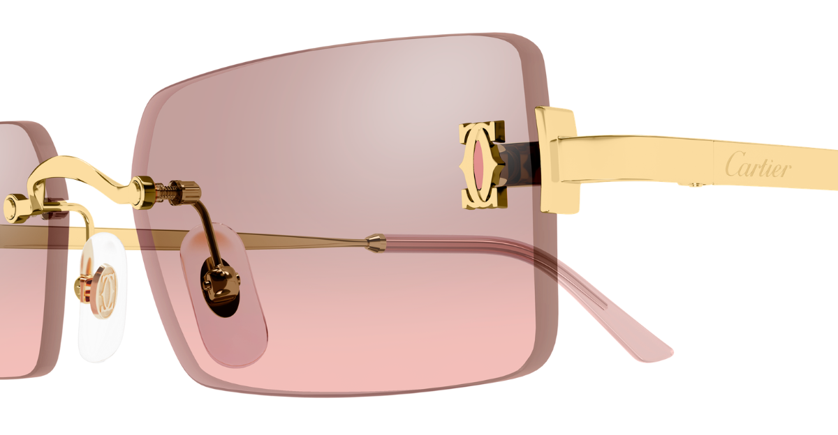 Cartier CT0672S | C de Cartier | 004 - Luxussonnenbrille hergestellt in Frankreich in Gold 