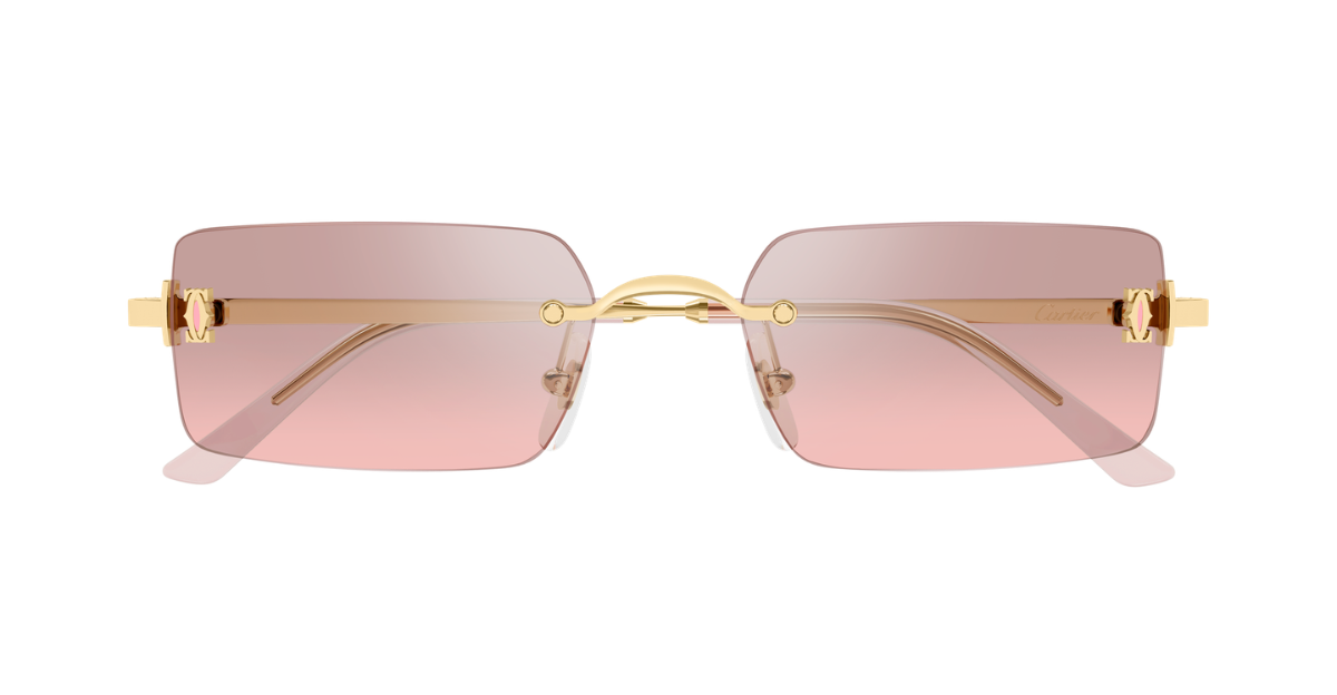 Cartier CT0672S | C de Cartier | 004 - Luxussonnenbrille hergestellt in Frankreich in Gold 