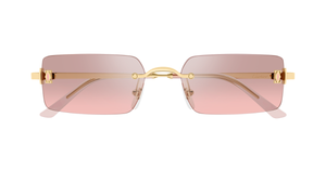 Cartier CT0672S | C de Cartier | 004 - Luxussonnenbrille hergestellt in Frankreich in Gold 