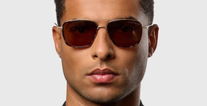 DITA Artoa.57x A-01 | White Gold - Desert Abalone Luxussonnenbrille in Gold mit braunen Gläsern