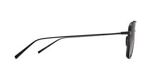 DITA Artoa.57x | Matte Black - Ink Swirl Luxussonnebrille A-03 in Schwarz mit grauen Gläsern