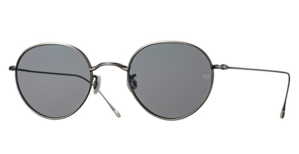 Eyevan No.3 | 5S-MDGRY Luxussonnenbrille in Titan mit grauen Gläsern, gefertigt in Japan