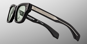 Jacques Marie Mage Dealan Cabaret Vert Sonnenbrille in Schwarz - limitierte, handgefertigte Luxusbrille 