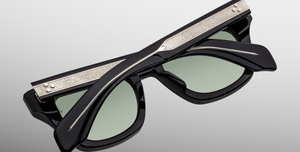 Jacques Marie Mage Dealan Cabaret Vert Sonnenbrille in Schwarz - limitierte, handgefertigte Luxusbrille 
