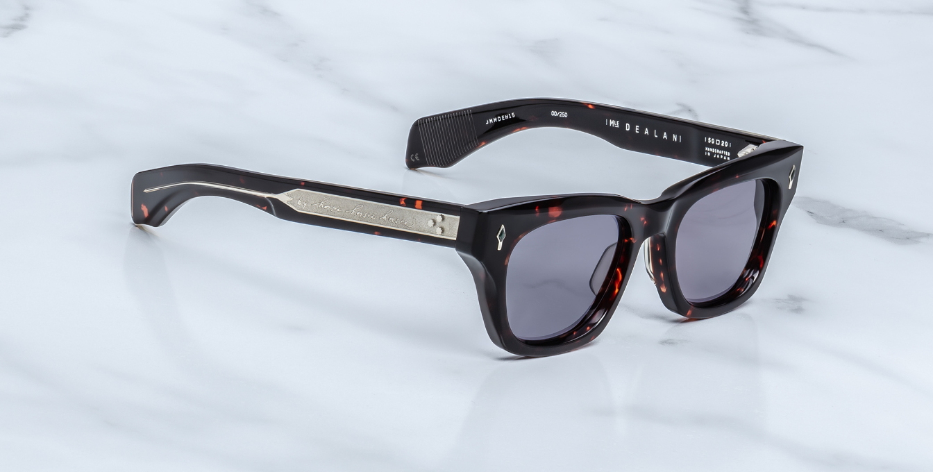 Jacques Marie Mage Dealan Rayon Sonnenbrille in Havana - limitierte, handgefertigte Luxusbrille 