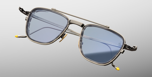 Jacques Marie Mage 1992 Antique Gunmetal Sonnenbrille in Silber - limitierte, handgefertigte Luxusbrille 