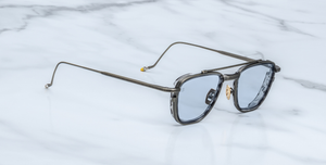 Jacques Marie Mage 1992 Antique Gunmetal Sonnenbrille in Silber - limitierte, handgefertigte Luxusbrille 