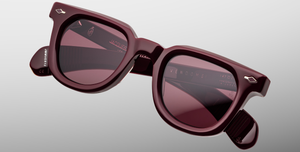 JMM Vendome EPOXY II Cassis - Luxussonnenbrille in Bordeaux und roten Gläsern in limitierter Auflage