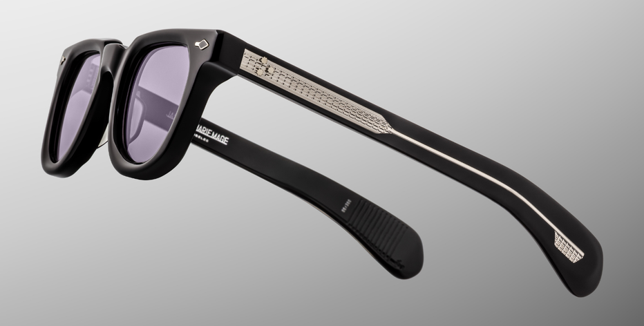 JMM Vendome EPOXY II Fumée - luxury sunglasses in black and purple