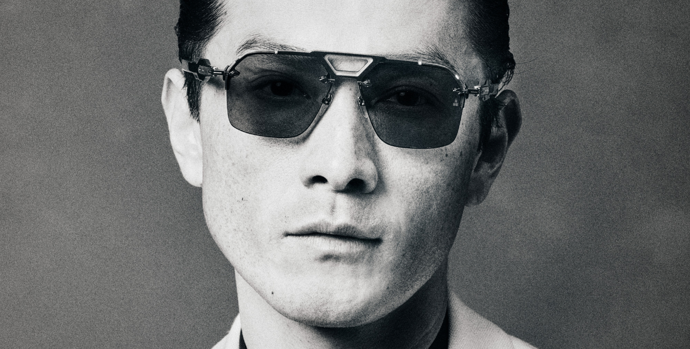 Jacques Marie Mage Silverton Viper Luxussonnenbrille in Silber mit grünen Gläsern