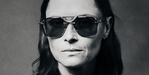 Jacques Marie Mage Silverton Viper Luxussonnenbrille in Silber mit grünen Gläsern