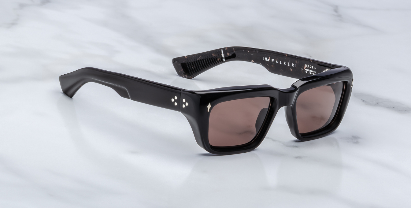 Jacques Marie Mage Walker Willow Sonnenbrille in Schwarz-limitierte, handgefertigte Luxusbrille 