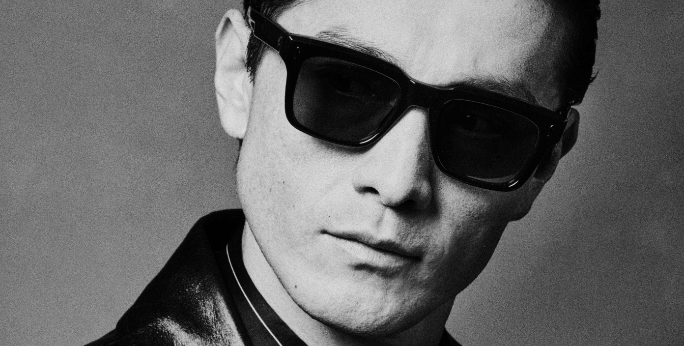 Jacques Marie Mage Torino Borneo - Luxussonnenbrille, handgemacht in Japan mit grünem Bügel und orangenen Gläsern