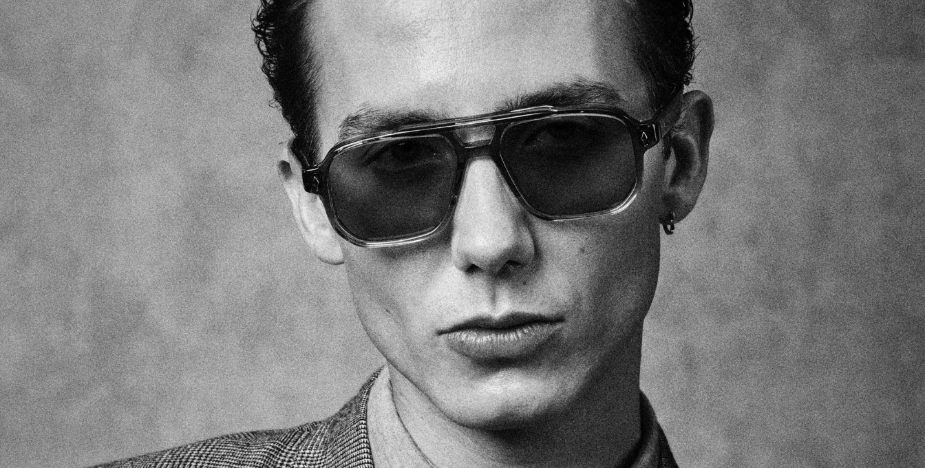 Jacques Marie Mage Evans Noir 15 - Luxussonnenbrille in Schwarz mit braunen Gläsern, handgefertigt in Japan