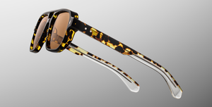 Jacques Marie Mage Evans Tokyo - Luxussonnenbrille in Havanna mit braunen Gläsern, handgefertigt in Japan