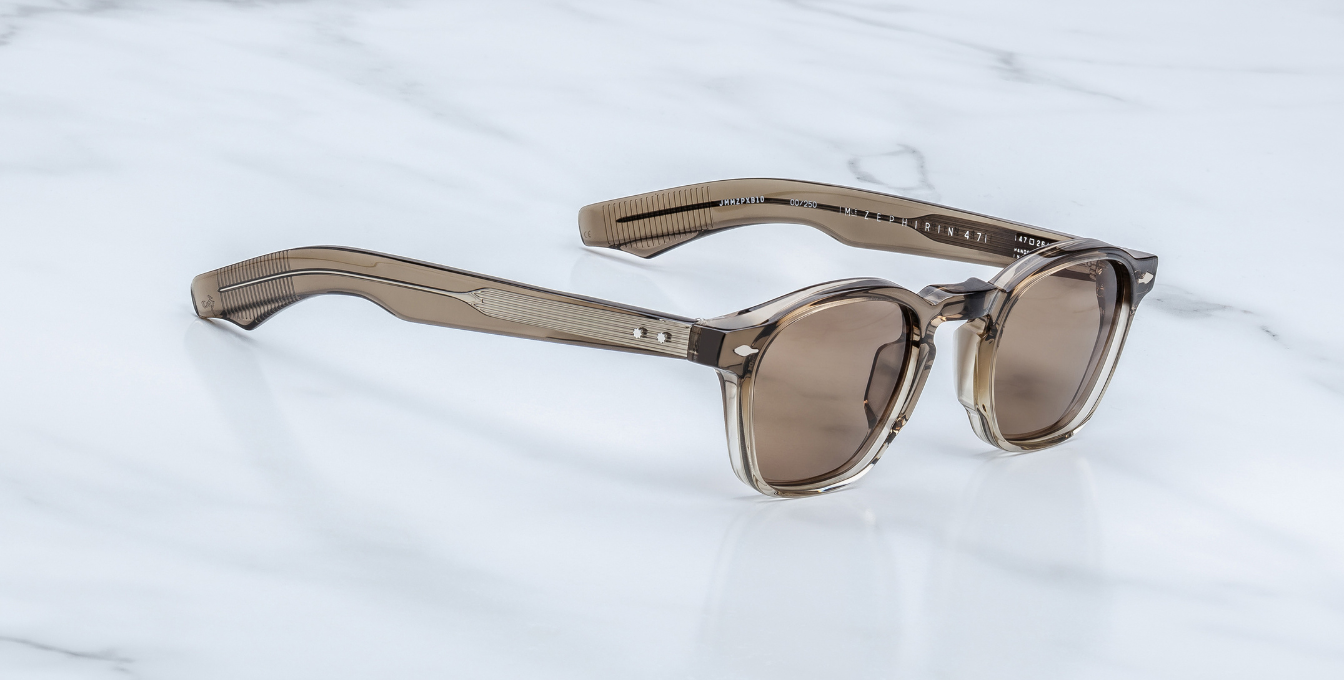 Jacques Marie Mage Zephirin 47 Lescot Sonnenbrille in Braun - limitierte, handgefertigte Luxusbrille 