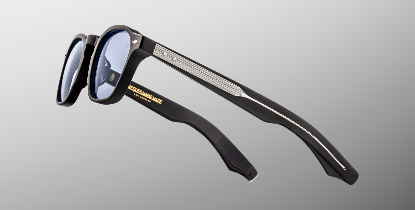 Jacques Marie Mage Zephirin 47 Obscure Sonnenbrille in Schwarz - limitierte, handgefertigte Luxusbrille 