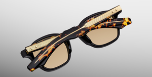 Jacques Marie Mage Zephirin 47 tavern Sonnenbrille in Schwarz - limitierte, handgefertigte Luxusbrille 