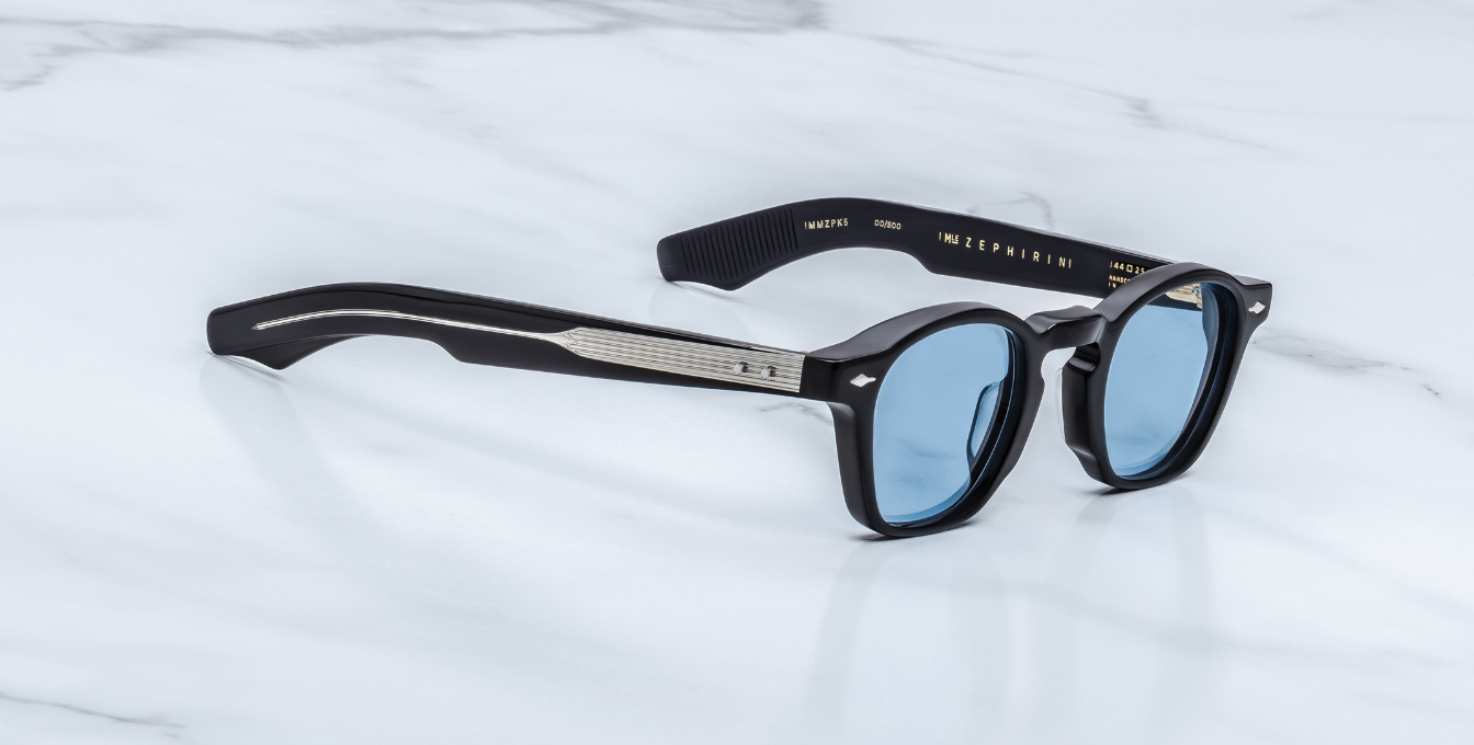 Jacques Marie Mage Zephirin Obscure Sonnenbrille in Schwarz - limitierte, handgefertigte Luxusbrille 