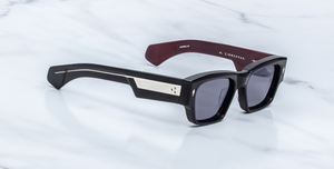 Jacques Marie Mage Zimmerman Sonnenbrille in Bloodstone - limitierte, handgefertigte Luxusbrille 