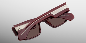 Jacques Marie Mage Zimmerman Sonnenbrille in Bordeaux Empire - limitierte, handgefertigte Luxusbrille 