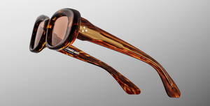 Jacques Marie Mage Ann Sonnenbrille in Bourbon - limitierte, handgefertigte Luxusbrille 