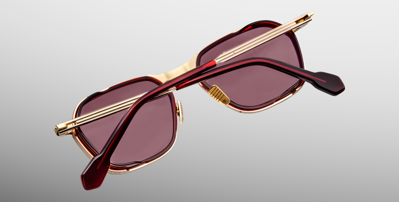 Jacques Marie Mage Beckett Sonnenbrille in Gold - limitierte, handgefertigte Luxusbrille 