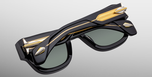 Jacques Marie Mage Last Frontier Conrad Sonnenbrille in Schwarz - limitierte, handgefertigte Luxusbrille