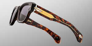 Jacques Marie Mage Last Frontier Conrad Sonnenbrille in Braun - limitierte, handgefertigte Luxusbrille