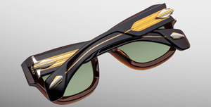 Jacques Marie Mage Last Frontier Conrad Sonnenbrille in Braun - limitierte, handgefertigte Luxusbrille