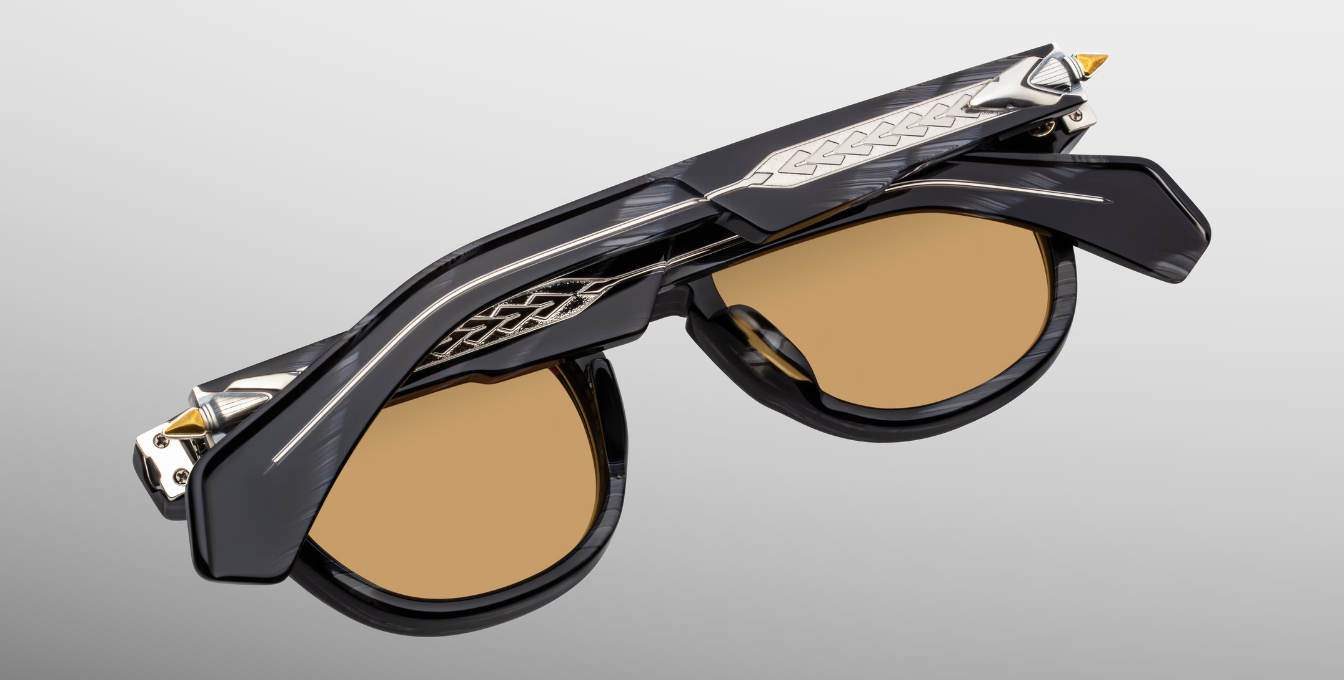 Jacques Marie Mage Last Frontier Wahkan | Ridgeway | In-Store only Sonnenbrille in Schwarz - limitierte, handgefertigte Luxusbrille
