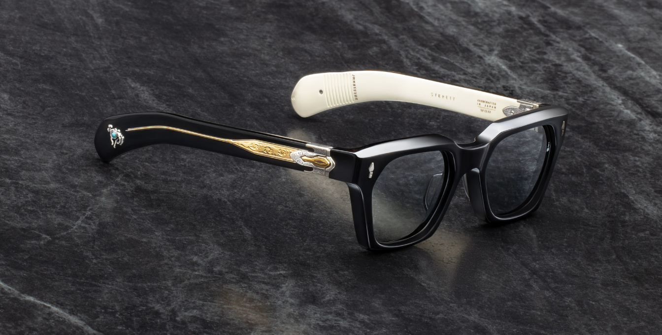 Jacques Marie Mage Last Frontier Sterett | Smoke | In-Store only Sonnenbrille in Rot und  Schwarz - limitierte, handgefertigte Luxusbrille