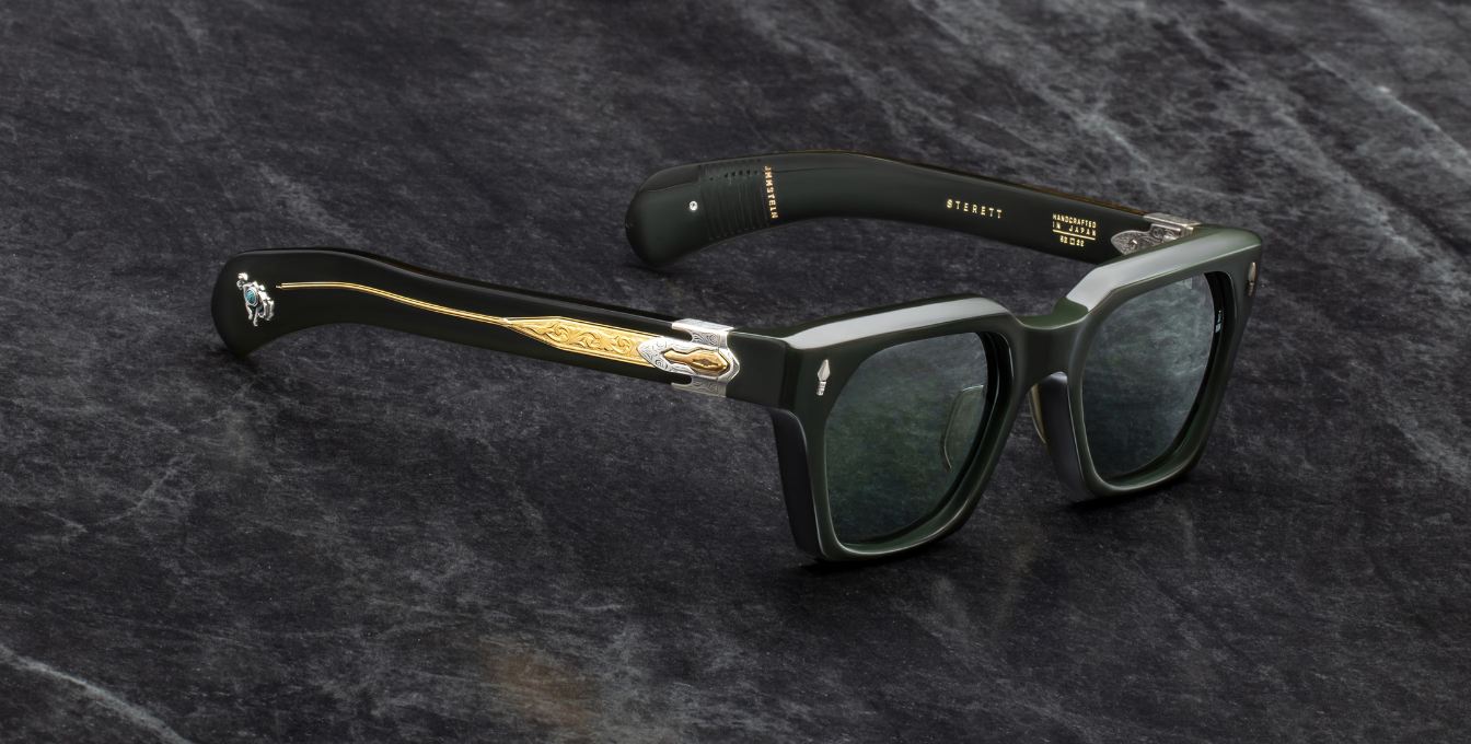 Jacques Marie Mage Last Frontier Sterett | Viper | In-Store only Sonnenbrille in Grün - limitierte, handgefertigte Luxusbrille