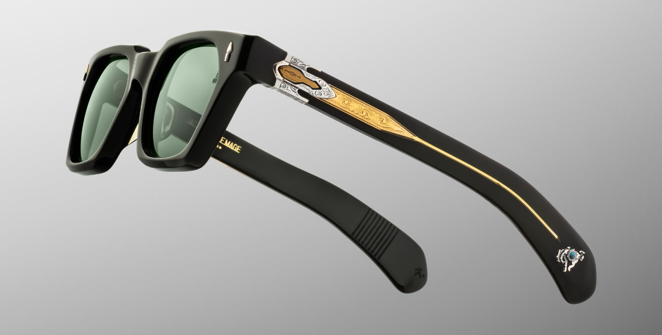 Jacques Marie Mage Last Frontier Sterett | Viper | In-Store only Sonnenbrille in Grün - limitierte, handgefertigte Luxusbrille