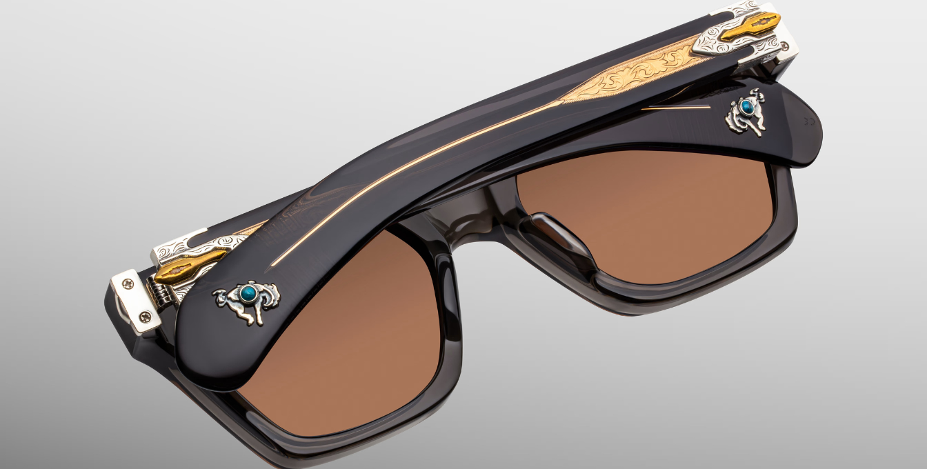 Jacques Marie Mage Last Frontier Sterett Sunglasses in Tempest Jacques Marie Mage Last Frontier Sterett Sunglasses in Tempest