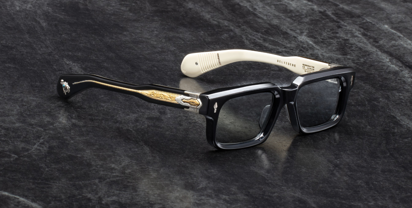Jacques Marie Mage Last Frontier Belvedere | Smoke | In-Store only Sonnenbrille in Schwarz - limitierte, handgefertigte Luxusbrille