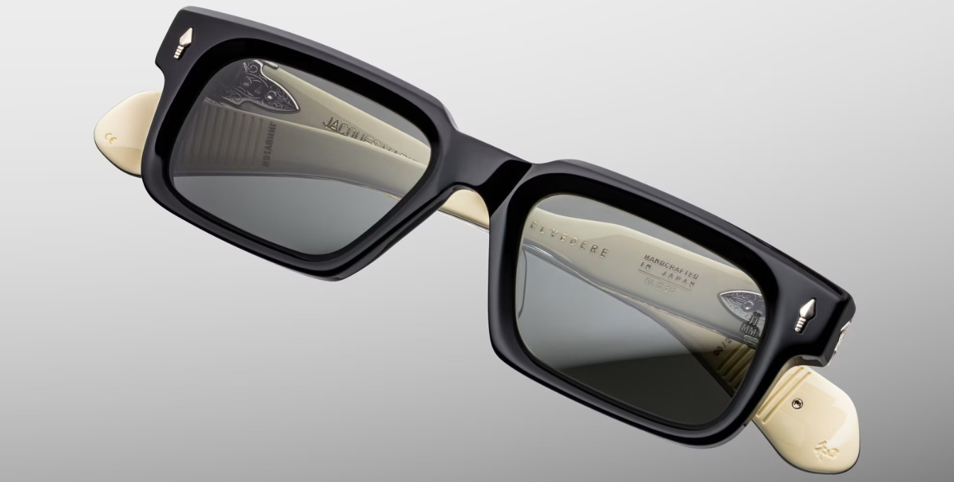 Jacques Marie Mage Last Frontier Belvedere | Smoke | In-Store only Sonnenbrille in Schwarz - limitierte, handgefertigte Luxusbrille