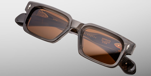 Jacques Marie Mage Last Frontier Belvedere | Tempest | In-Store only Sonnenbrille in Braun - limitierte, handgefertigte Luxusbrille