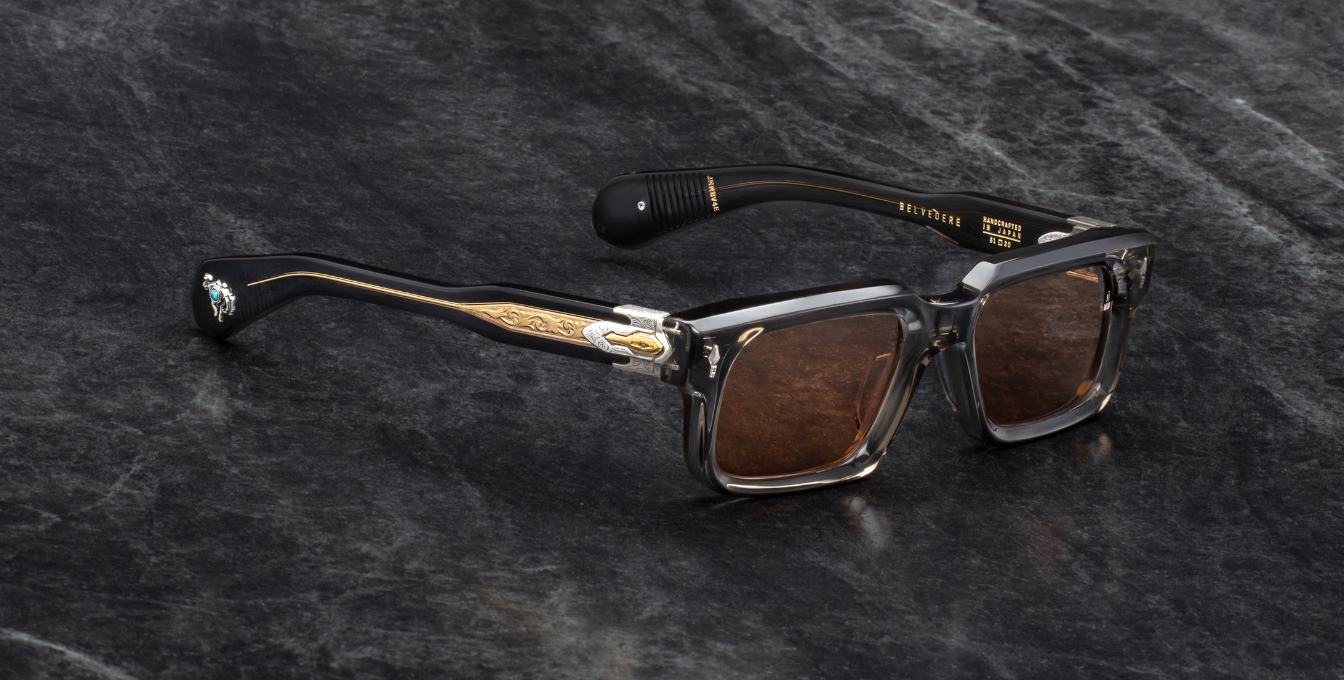 Jacques Marie Mage Last Frontier Belvedere | Tempest | In-Store only Sonnenbrille in Braun - limitierte, handgefertigte Luxusbrille