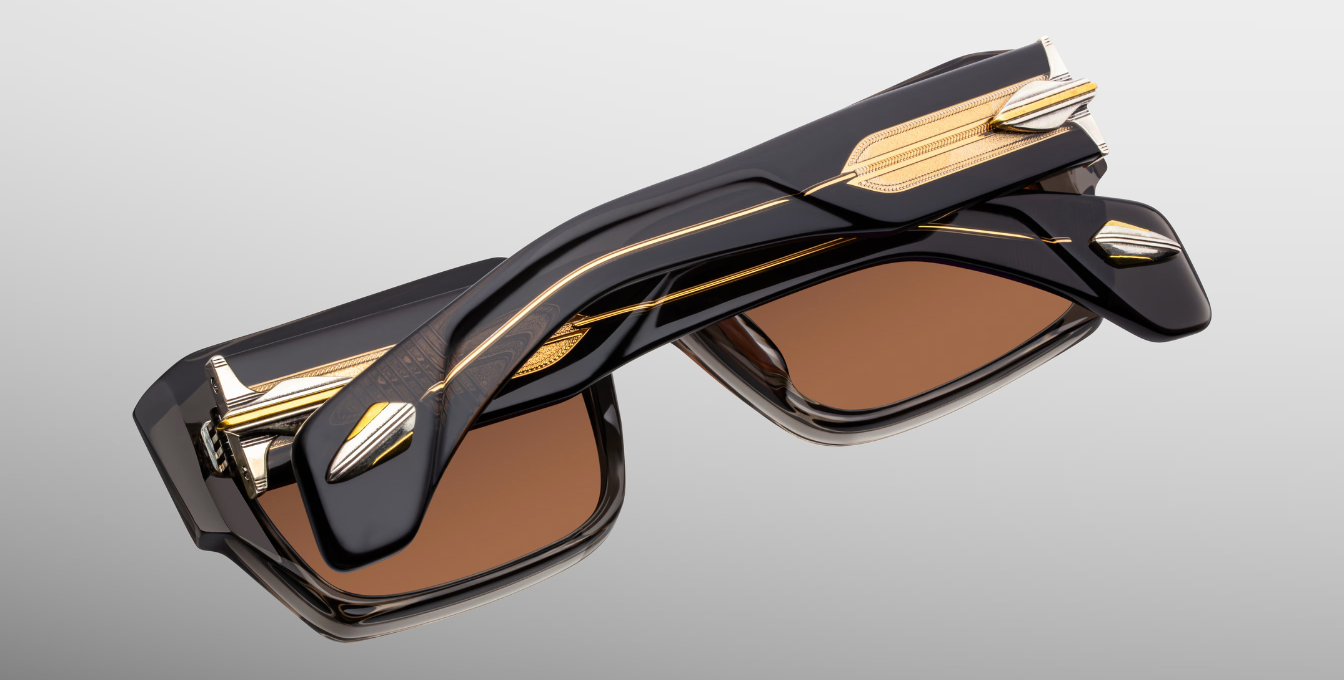 Jacques Marie Mage Last Frontier Dakota | Tempest | In-Store only Sonnenbrille in Braun - limitierte, handgefertigte Luxusbrille