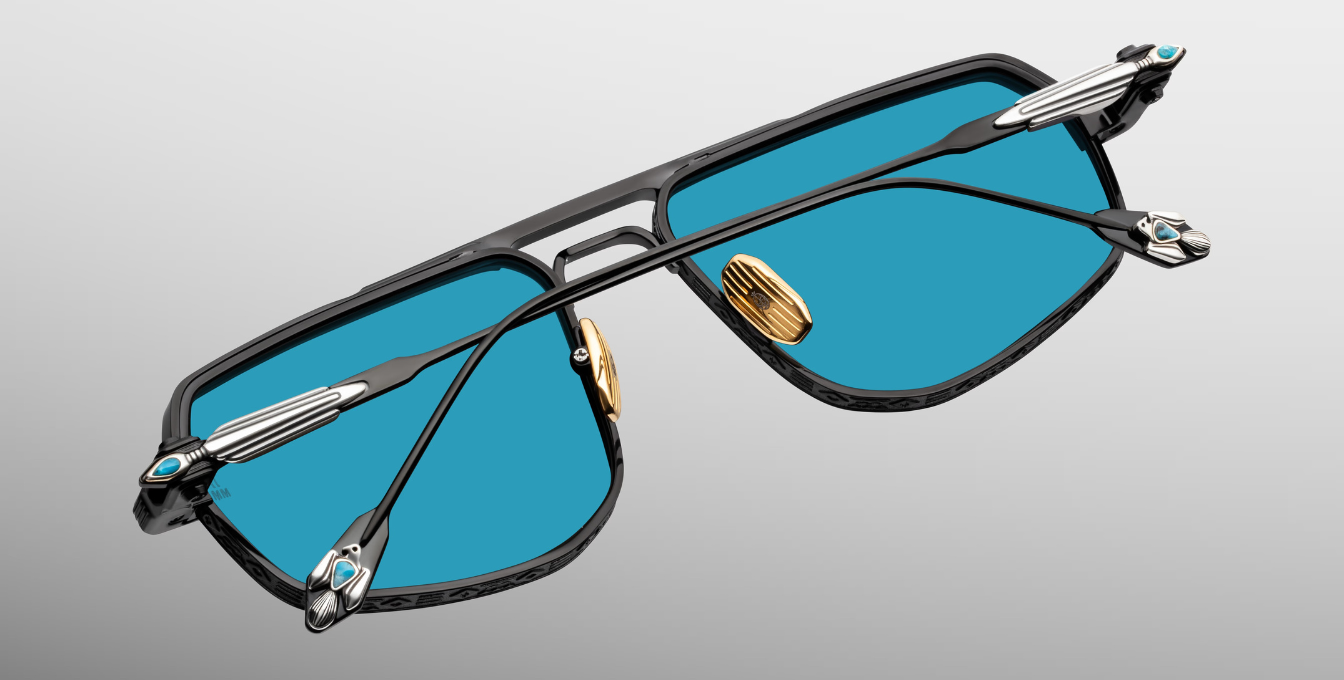 Jacques Marie Mage Last Frontier Kalispell | Black | In-Store only Sonnenbrille in Schwarz - limitierte, handgefertigte Luxusbrille