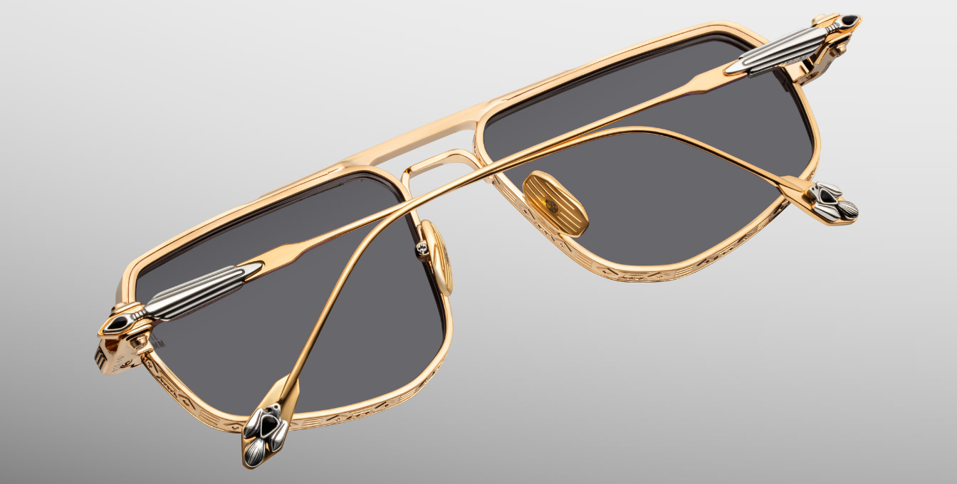 Jacques Marie Mage Last Frontier Kalispell | Maxi | In-Store only Sonnenbrille in Gold - limitierte, handgefertigte Luxusbrille