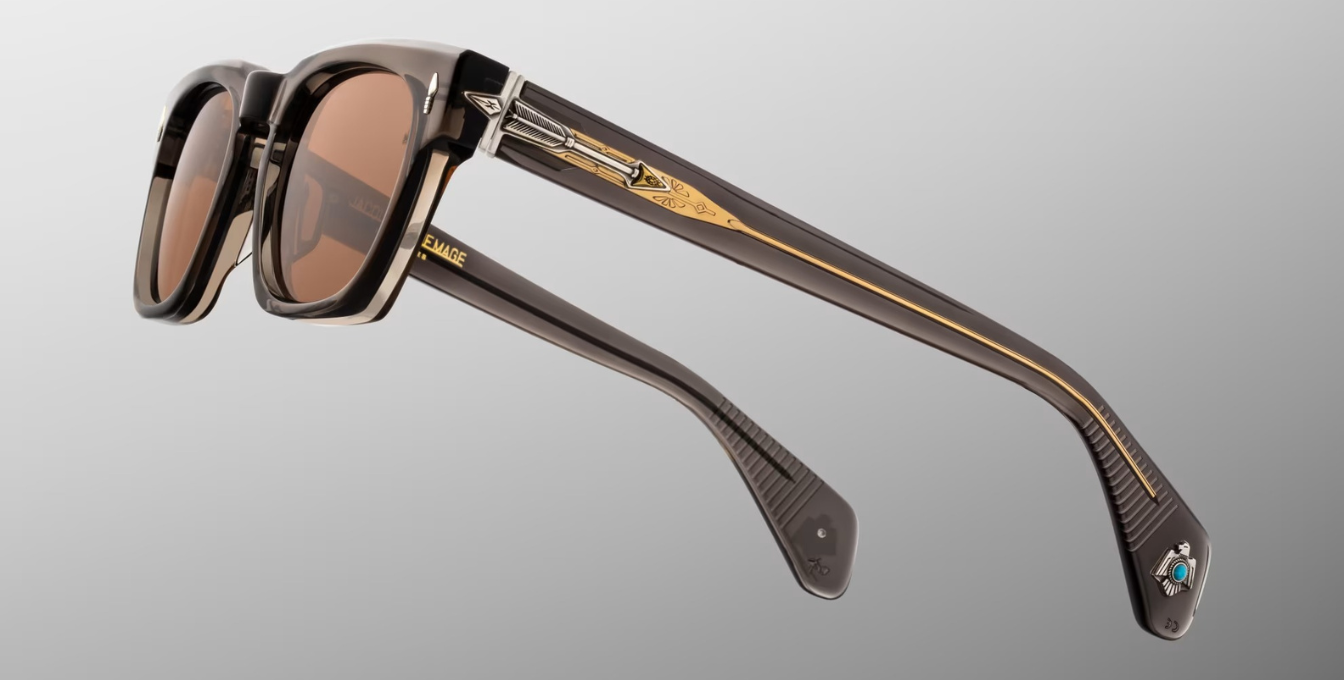 Jacques Marie Mage Last Frontier Rawlins | Tempest | In-Store only Sonnenbrille in Braun - limitierte, handgefertigte Luxusbrille