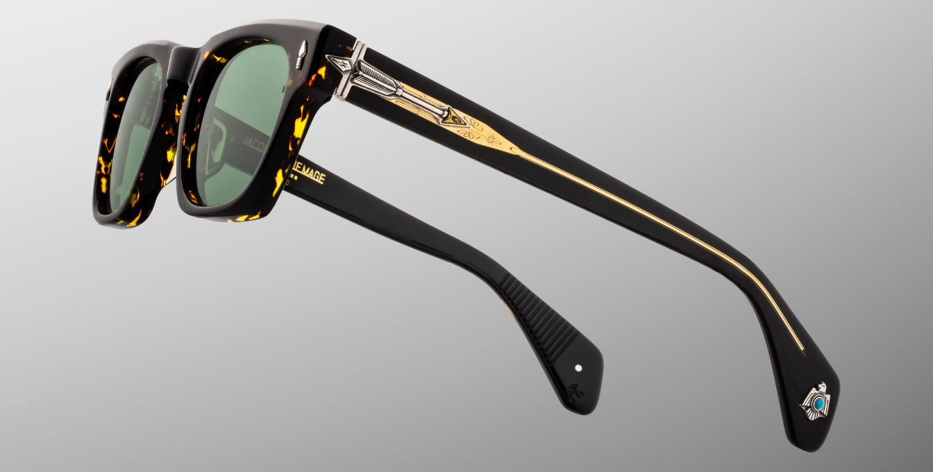 Jacques Marie Mage Last Frontier Rawlins | Castor | In-Store only Sonnenbrille in Braun - limitierte, handgefertigte Luxusbrille