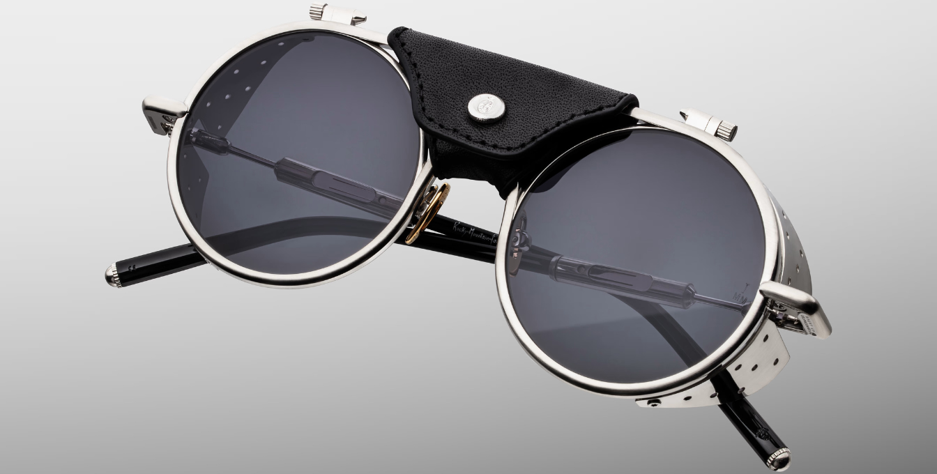 Jacques Marie Mage Sonnenbrille in Glacier in Silver - limitierte, handgefertigte Luxusbrille 