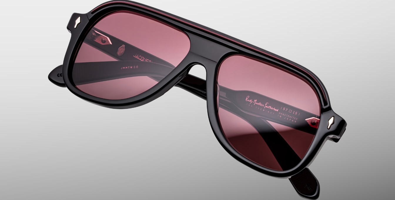 Jacques Marie Mage Sonnenbrille in Teewinot in Black - limitierte, handgefertigte Luxusbrille 