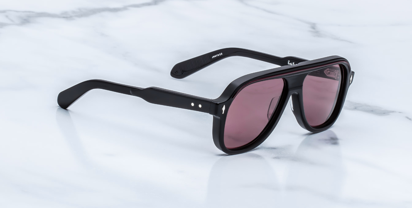 Jacques Marie Mage Sonnenbrille in Teewinot in Black - limitierte, handgefertigte Luxusbrille 