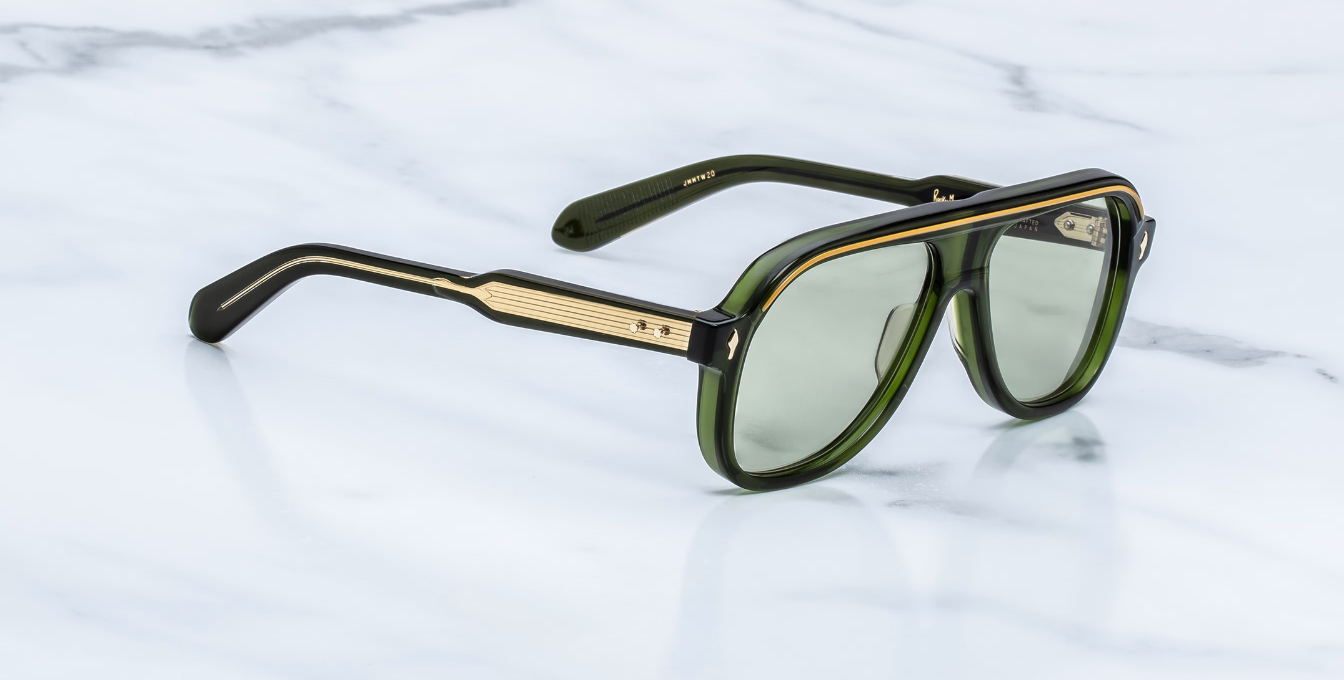 Jacques Marie Mage Sonnenbrille in Teewinot in Rover - limitierte, handgefertigte Luxusbrille 