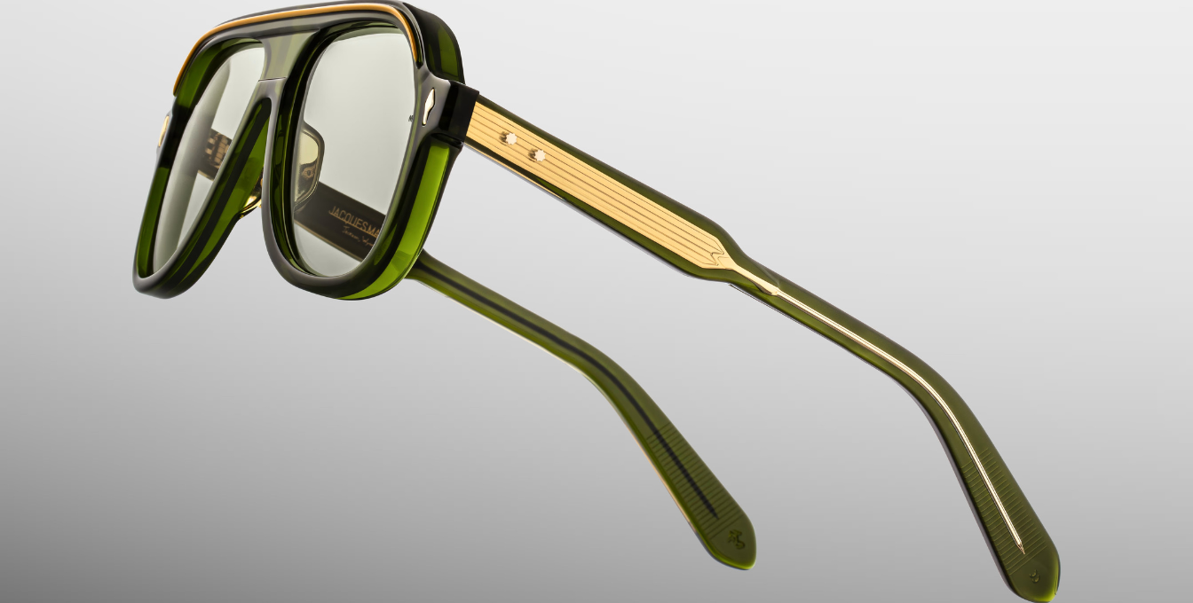 Jacques Marie Mage Sonnenbrille in Teewinot in Rover - limitierte, handgefertigte Luxusbrille 