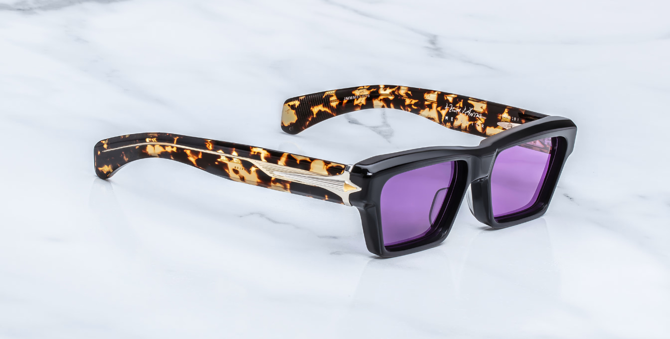 Jacques Marie Mage Melchior Amethyst Luxus Sonnenbrille - limitierte, handgefertigte Luxusbrille